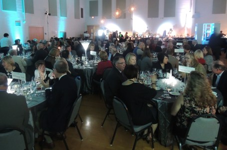  For A Reason to Taste: City of Lights, the Student Life Center gym transformed from a space for basketball to a setting fit for a multi-course French feast. 