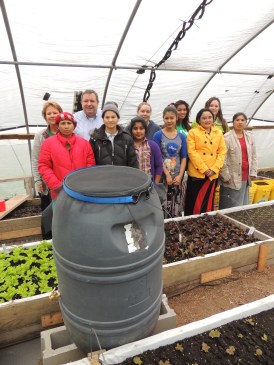 Students at the Slataper Street Farm