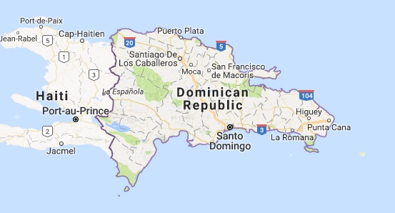 Map of the Dominican Republic