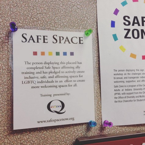 That's the one on my office. I'm in 1446, inside 1440. Everyone down my hallways has had the training, too, so feel free to come on in if you need a break.