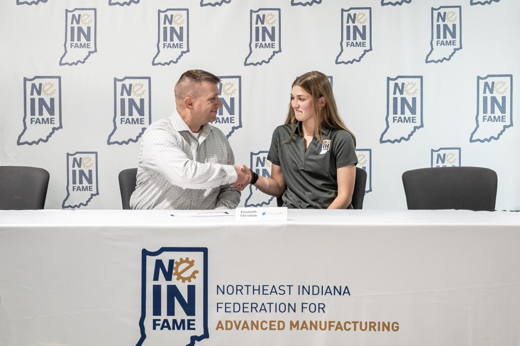 PHOTO GALLERY: 8 students sign into fall 2024 NEINFAME&nbsp;cohort